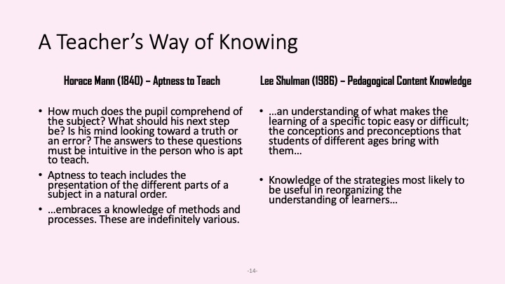 NEERO - Teachers Way of Knowing 2