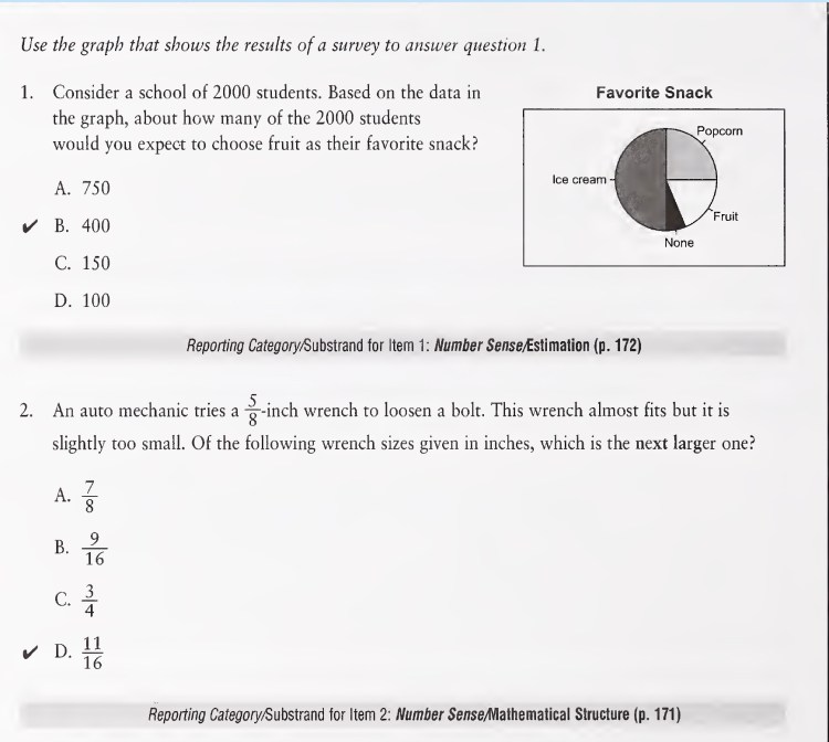 MCAS_1999_Math_10_Items1-2